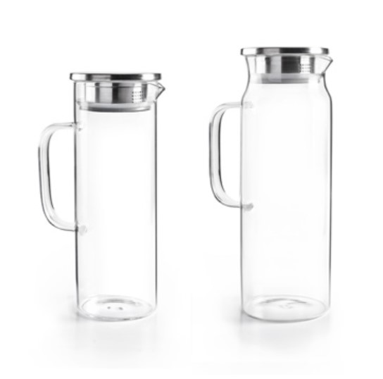 JARRO 1.1L BOROSILICATO TAMPA INOX